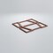 Ekena Millwork Small Greeley Decorative Fretwork Wood Wall Panels, Walnut, 11 3/8"W x 11 3/8"H x 3/8"T WALW12X12X0375GLYWA - alternate 6